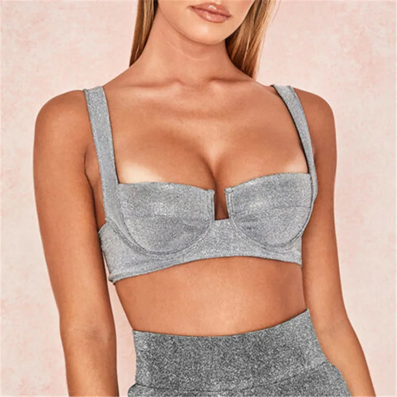 Модная женская однотонная Bob Bralet Свободная блузка Повседневная укороченная футболка