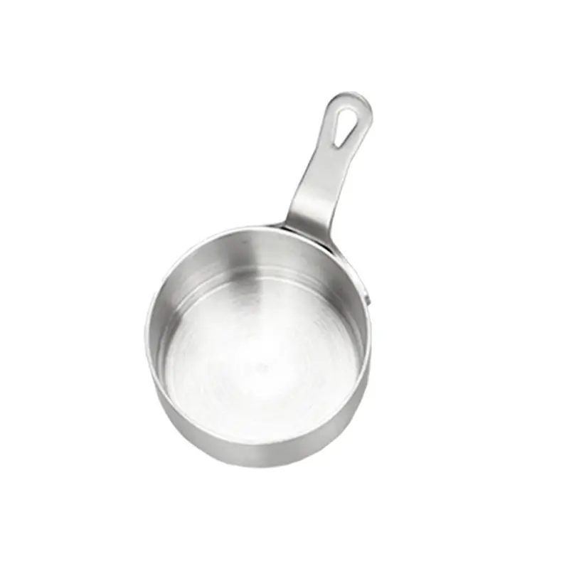 

Food Stainless Steel Sauce Pan Small Milk Pan Boiling Pan Tea Pan Grade Non-stick Saucepan Hot Sale Silver S/L Mini Sauce Pan