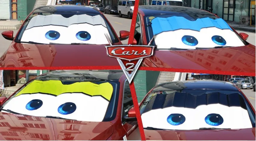 pixar cars windshield sun shade
