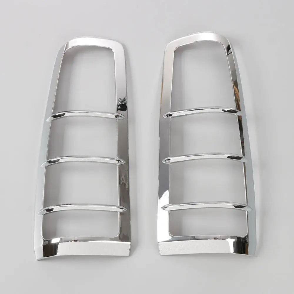 

2pcs Chrome Car styling Tail Lights Taillight Rear Lamps Guards Cover Trims for 2007-2015 suzuki Jimny Car accessories decals