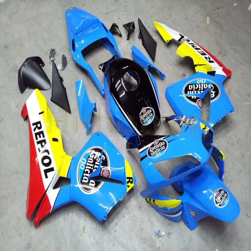 E Заказной мотоцикл для HONDA CBR600RR 2003-2004 F5 ABS Обтекатель+ Botls+ литьевая форма белый M2 - Цвет: E