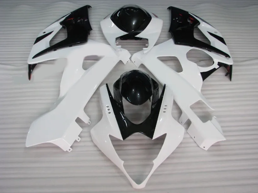 Комплект обтекателей для мотоцикла GSXR1000 05 06 GSXR 1000 K5 2005 2006 белый и черный формы