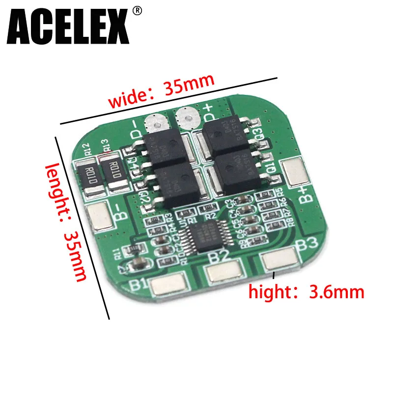 4S 14,8 в/16,8 в 20A пик литий-ионный BMS батарея pcm защиты доска bms pcm для литий LicoO2 Limn2O4 18650 li батарея