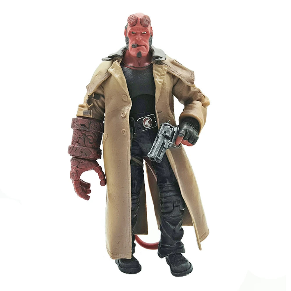 MEZCO Hellboy с портсигар вариант Samaritan ПВХ 3 вида стилей фигурку Коллекционная модель