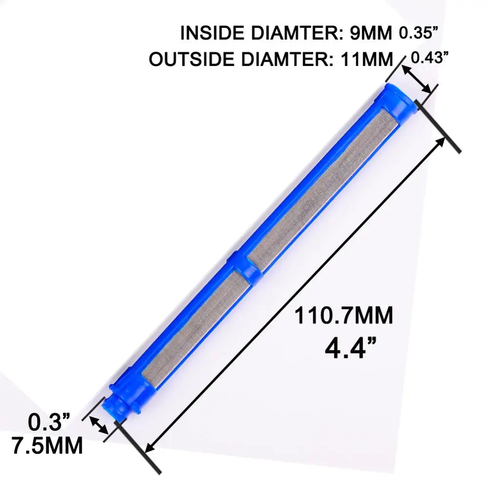 Airless Gun Filter 287033 for Contractor II& FTx II Latex,100 Mesh, 10PCS