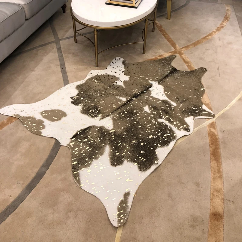  Animal Cow Print Rug big size Faux Cowhide Rug Non-slip Animal Printed Rug Cow Skin Area Rug Carpet - 32995166812
