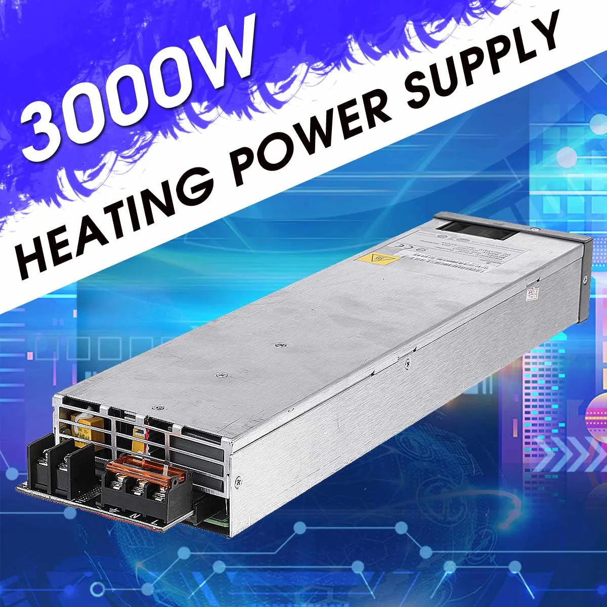

3000W Power Supply AC 220V ZVS Induction Heater Induction Heating Machine PCB Board Module Flyback Driver Cool Fan