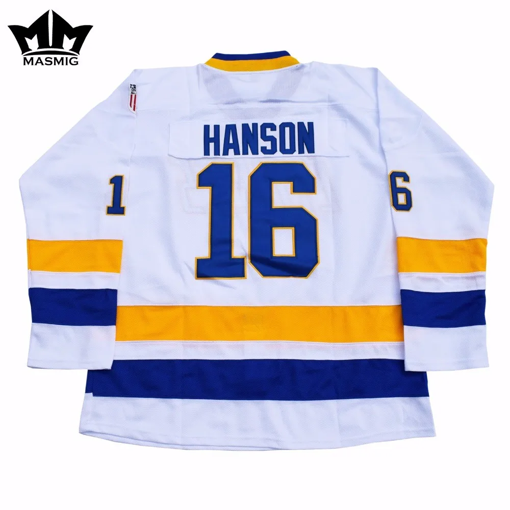 Chiefs Hockey Jersey Hanson Brothers Charlestown Chiefs Slap Shot