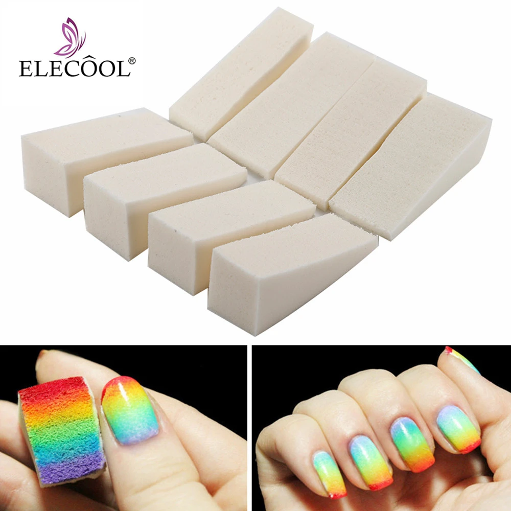 ELECOOL 8Pcs/Set Triangle Nail Art Polish Gradient Color Changing Sponge Stamper Stamping Painting Image Easy Transfer Foam Kit
ELECOOL 8Pcs/Set Triangle Nail Art Polish Gradient Color Changing Sponge Stamper Stamping Painting Image Easy Transfer Foam Kit