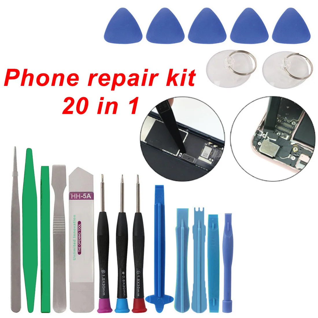  20 in 1 Torx-schraubendreher Handy Reparatur Tool Set Hand Werkzeuge für IPhone Handy Xiaomi Tablet