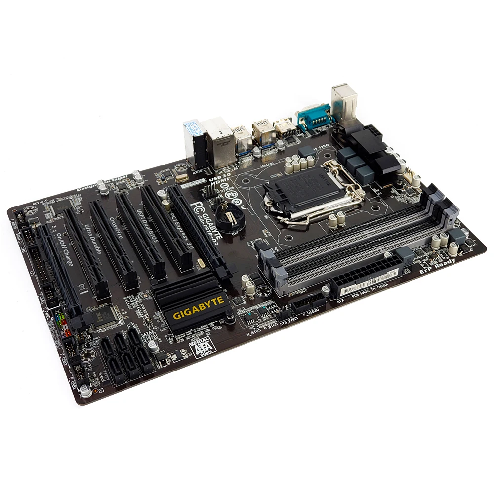 جيجابايت GA-Z87P-D3 سطح اللوحة Z87P-D3 Z87 LGA 1150 النواة i7 i5 i3 DDR3 32G SATA3 USB3.0 HDMI PCI-E 3.0 ATX