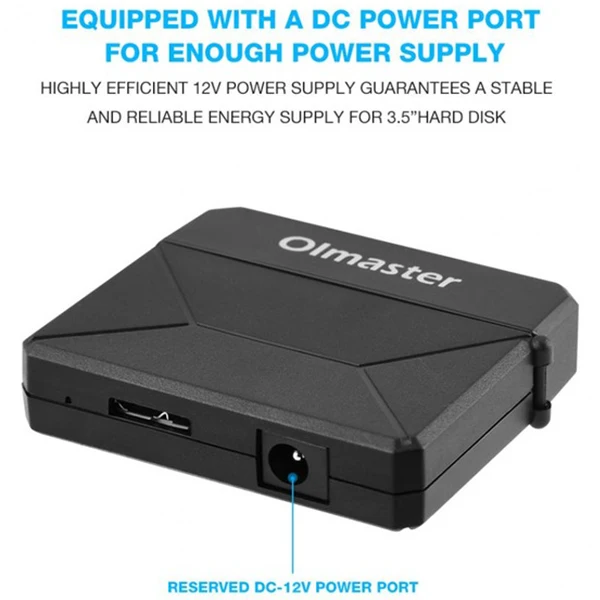Oimaster Us Plug Usb 3,0 Micro-B до 3,5 дюймов Sata Hdd и Ssd жесткий диск конвертер адаптер