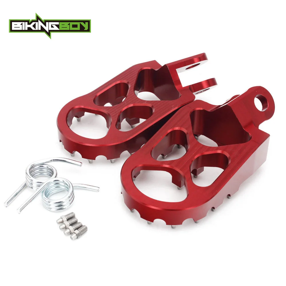 Педали для ног BIKINGBOY MX педали SUZUKI RM 125 250 91 02 RMX R S 93 99 DRZ400 E 00 01 DRZ 400 SM 05 16|Подставки под
