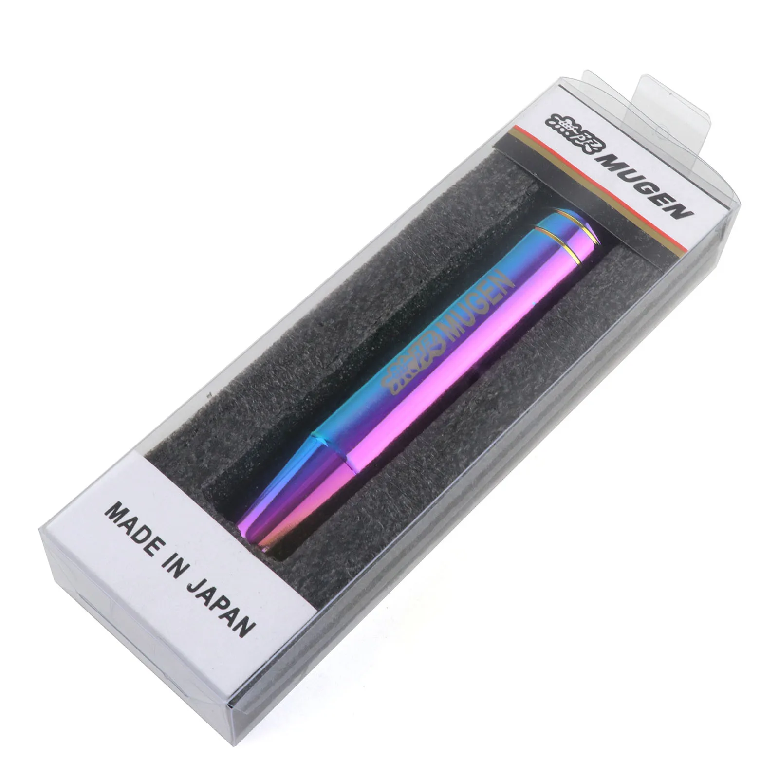 

18cm Neo Chrome Mugen Power Aluminum Gear Shift Knob Manual Transmission Shifter Lever Knob For Honda