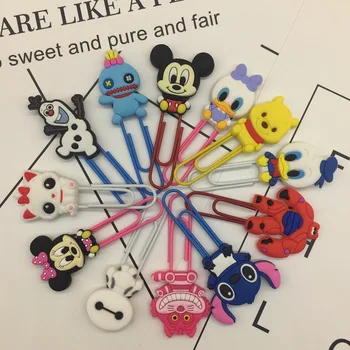 

3PCS/lot Kawaii Cartoon Characters Bookmark Clip Memo Clip Paper Clip Bookmark DIY Novelty Office Learn Stationery