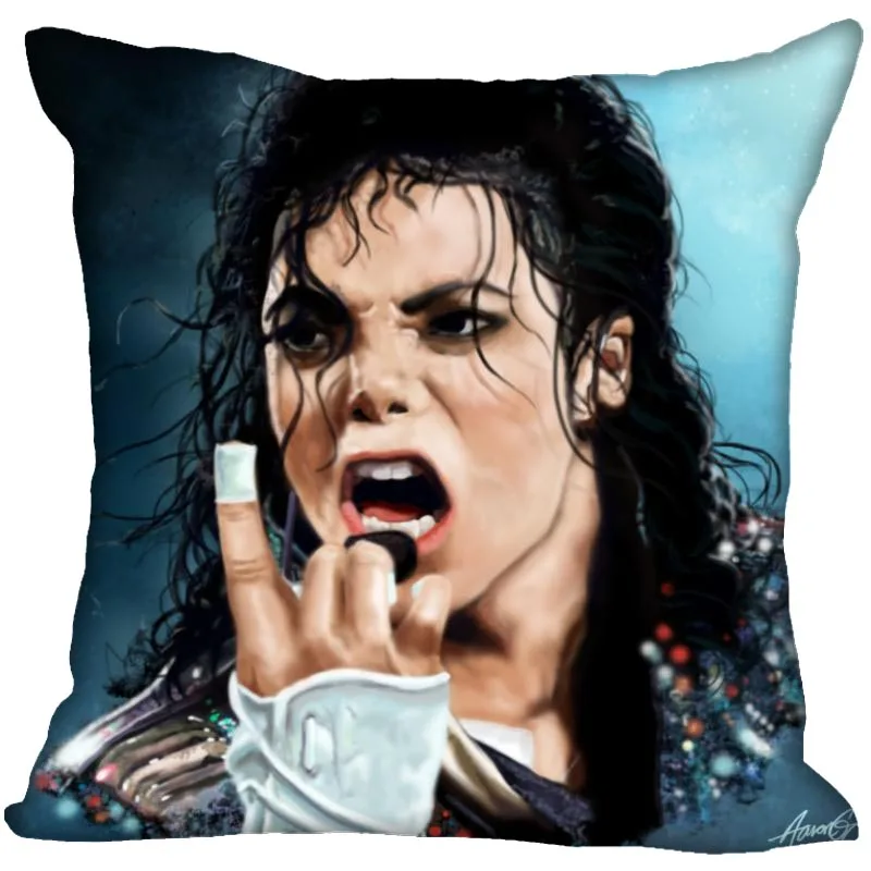Майкл Подушка Майкл Джексон чехол для дома декоративный чехол на подушки невидимые молнии Подушка Чехол s 40X40,45X45 см - Цвет: 14