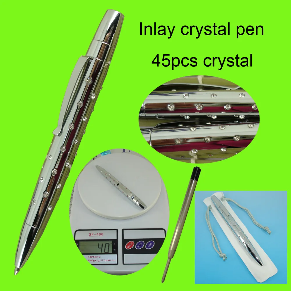 ACMECN 5 шт./лот мини металлическая шариковая ручка 65 мм длина с точками Зебра Леопард брелок карманная ручка для студентов ручки с кристаллами