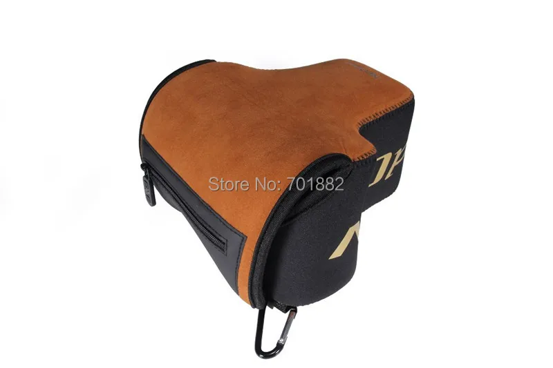 NEOPINE Brown Neoprene Camera Lens Bag Protective Inner Pouch Case (3)