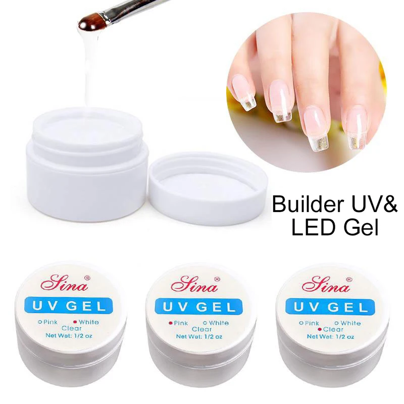 2017 new 3 pieces Original LINA Manicure UV GEL 8g Phototherapy Glue