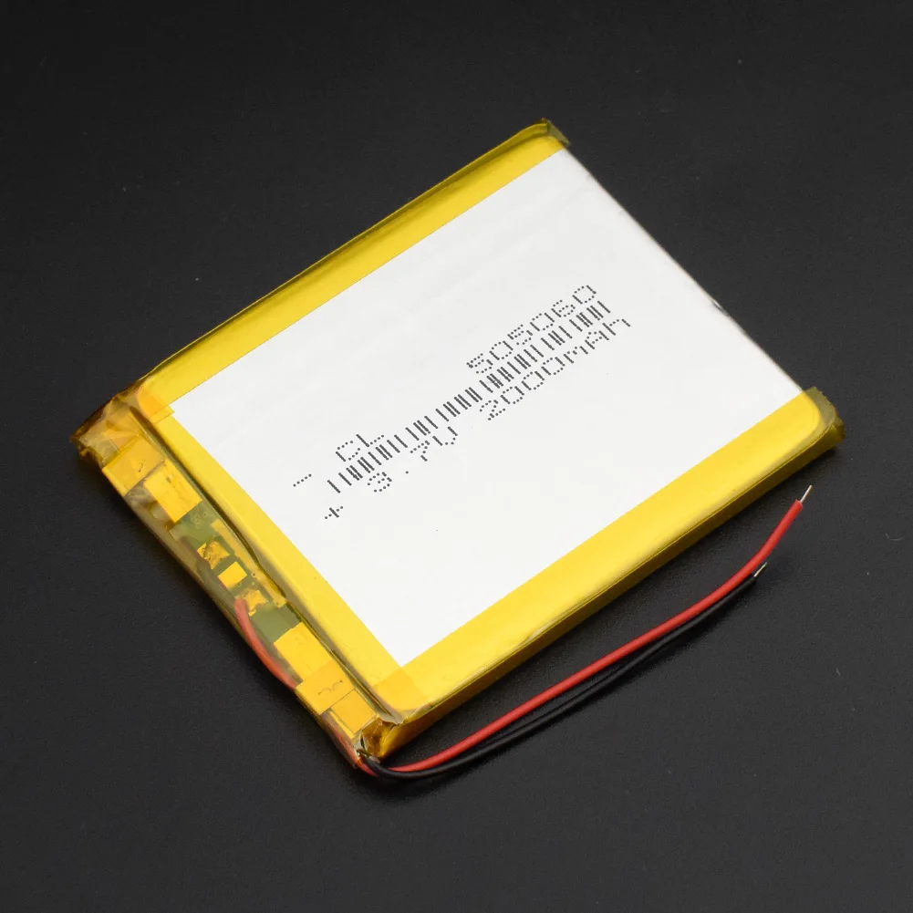 YCDC 3,7 V литий-полимерный аккумулятор gps навигация 505060 2000mah аккумулятор большой емкости литий-полимерные аккумуляторы