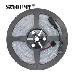 SZYOUMY DC12V 5 м 150 светодиодный IP67 Водонепроницаемый 6803 IC SMD 5050 RGB Мечта волшебный цвет светодиодный полосы 100 м