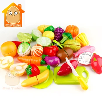 Mini Tudou Minitudou Vegetables Cut Fruit Toy Pretand Play