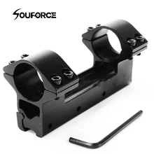 Высокое качество Тактический 25,4 мм двойной трубчатый прицел Крепление подходит 11 мм Вивер рейка для страйкбола адаптер принадлежности для охоты