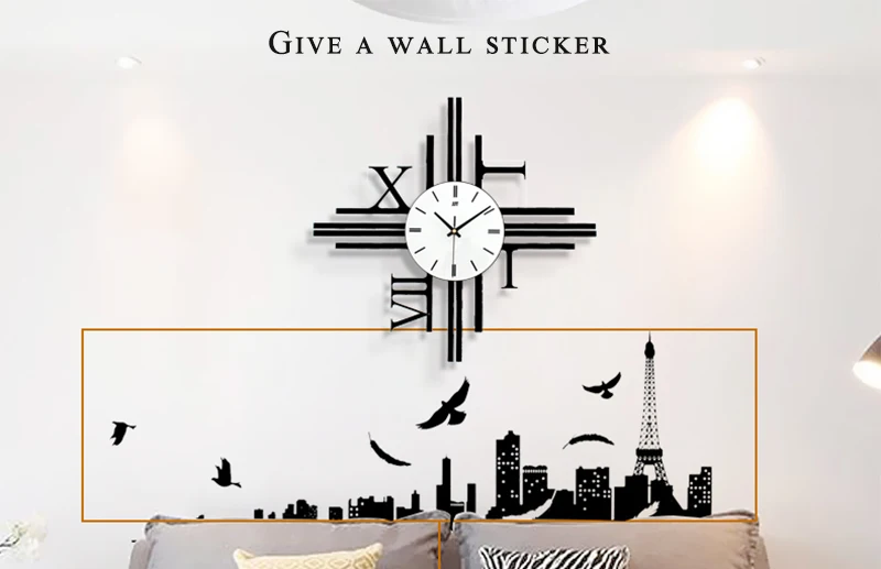 watch wall clock diy clock wood clock wall modern clock (10)