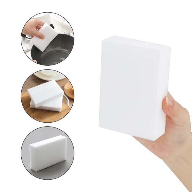 3Pcs/pack Nano Magic Sponge Car Body Glass Wash Tool Auto Care Eraser Car Cleaning Sponges Kitchen Office Bathroom Cleaner
