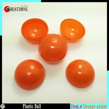 1000 шт/коробка Экологичная красота пустая ПП Пластиковая Капсула оранжевый цвет мягкие круглые шарики бассейн для детей забавные игрушки на открытом воздухе