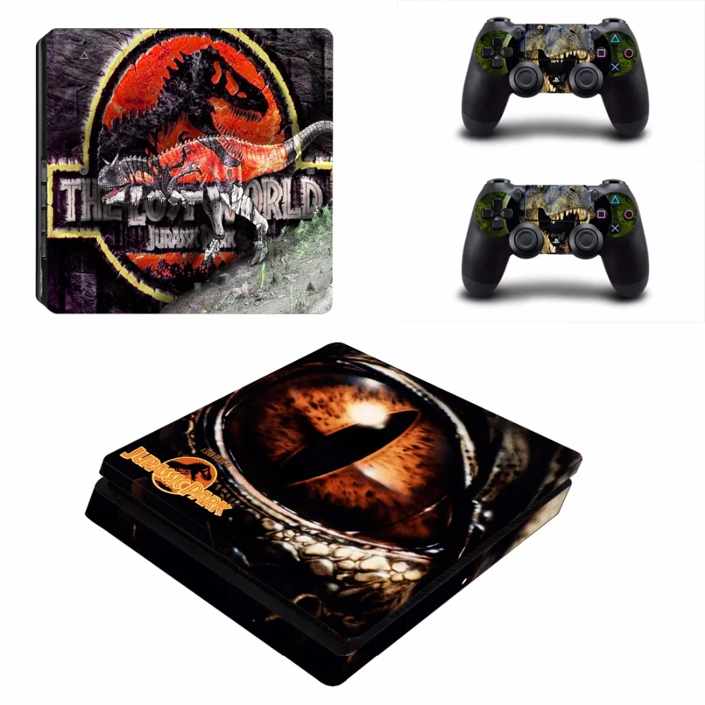 Jurassic Park Ps4 Slim Skin Sticker Per Sony Playstation 4 Console E Controller Per Dualshock 4 Ps4 Slim Sticker Decal