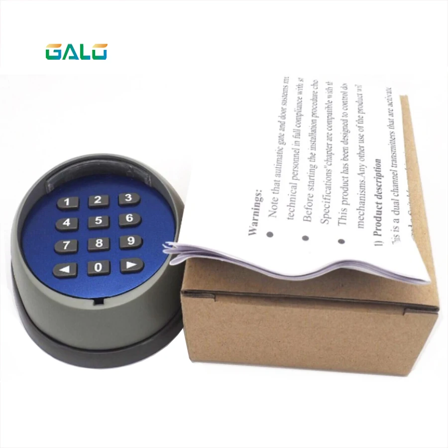 GALO Home smart password remote control keyboard Lock/gate opener/auto motor 315/433 Wireless password keypad