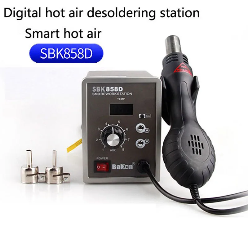 

BAKON SBK858D Upgraded version Soldering High Frequency Adjust Temperature Soldering Iron With LCD Digital Station for Repair