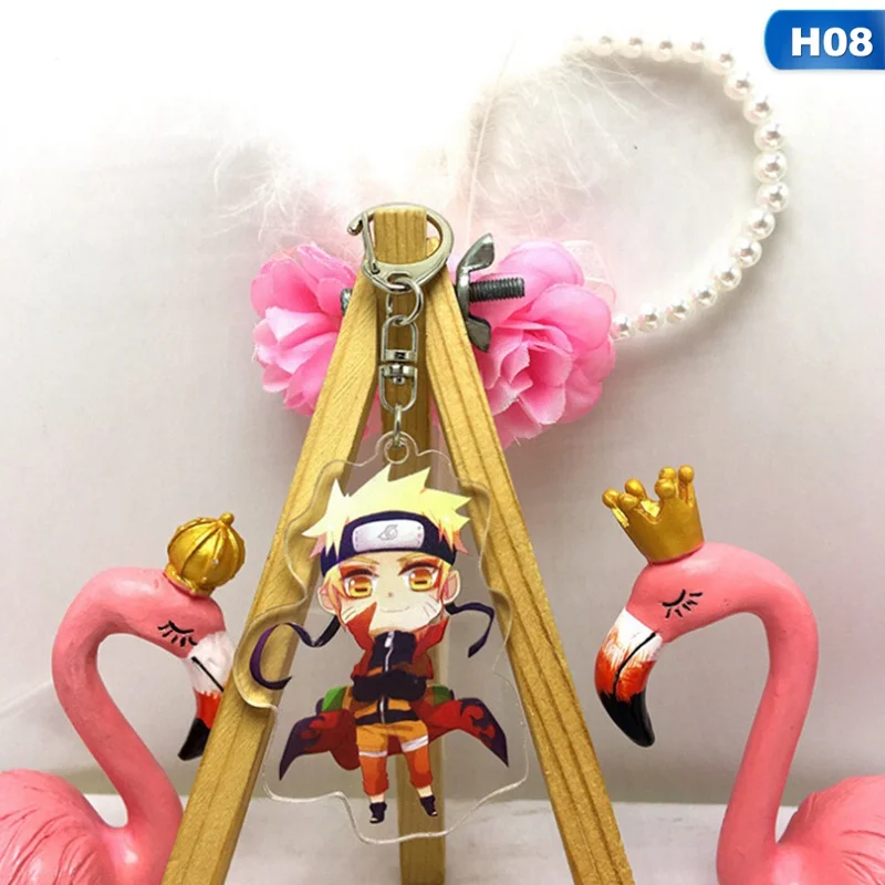 Брелок с символикой Наруто 8 видов стилей Sasuke Minato брелок Горячая Распродажа аниме брелок