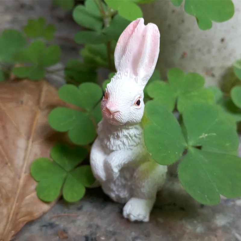 

Rabbit Artificial Animal Miniature Fairy Garden Home Houses Decoration Minecraft Micro Landscaping Decor DIY Accessories