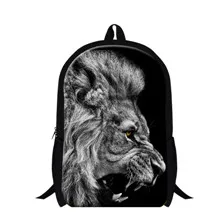 4 2015 New Design Animal Backpack,3D Cats Print Zoo School Bags,Cool Boys Leopard Backpacks Free Shipping 