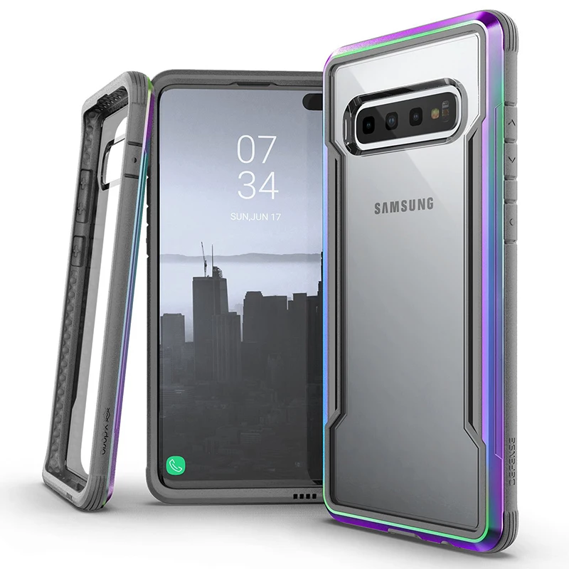 Чехол X-Doria Defense Shield для samsung Galaxy S10 Plus, военный класс, противоударный алюминиевый чехол для Galaxy S10 Capa