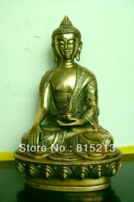 

wang 000128 Tibetan Buddhis shakyamuni bronze buddha statue