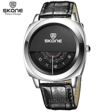 SKONE Luxo Futurista Branco Das Mulheres Dos Homens À Prova D’ Água Relógios Esportivos Da Marca de Moda Casual de Quartzo Militar Quente relogio masculino