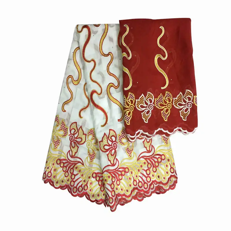 

WX!2019 African Swiss Voile Lace Fabric embroidery lace trim high quality african Dry cotton lace fabric for wedding ! P61150
