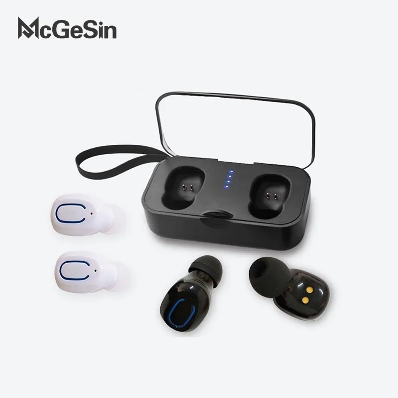 

McGeSin Bluetooth Earphone TWS Wireless Earbuds In-Ear Stereo Headset True Wireless Sport Earphones With Mic For Phone