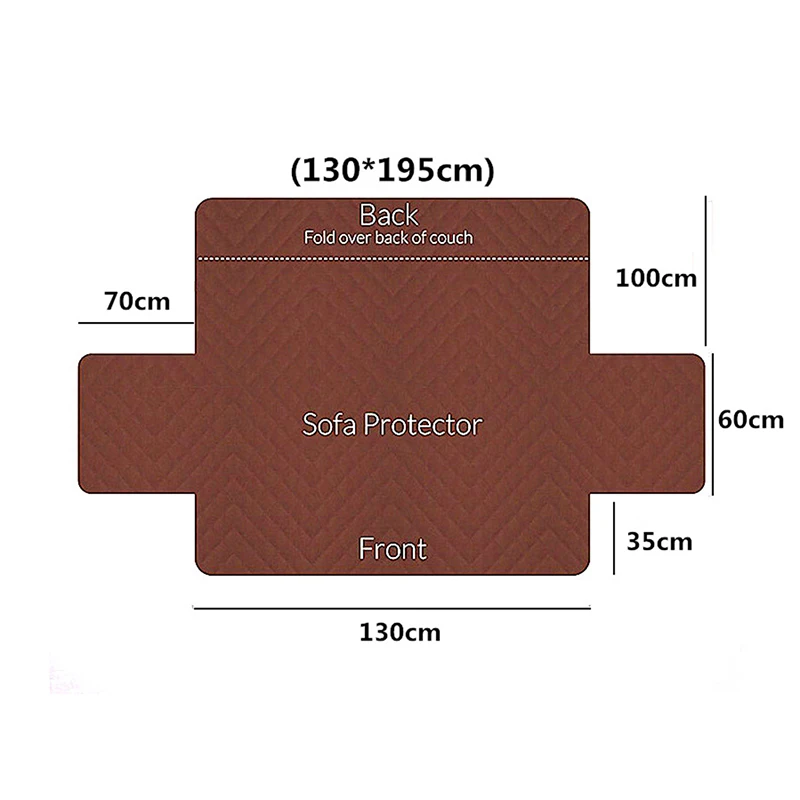 1/2/3 местный диван Чехол для стула, пледы для домашних животных собак детский коврик протектор мебели Реверсивный съемным подлокотник чехлов