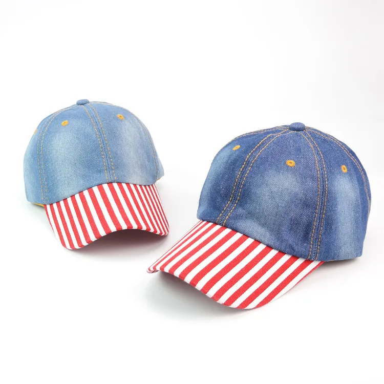 2019 Gorra Neymar And Summer Outdoor Sunshade Duck Tongue Cap Female Tide Recreational Sports Stripe Denim Baseball Hat Male