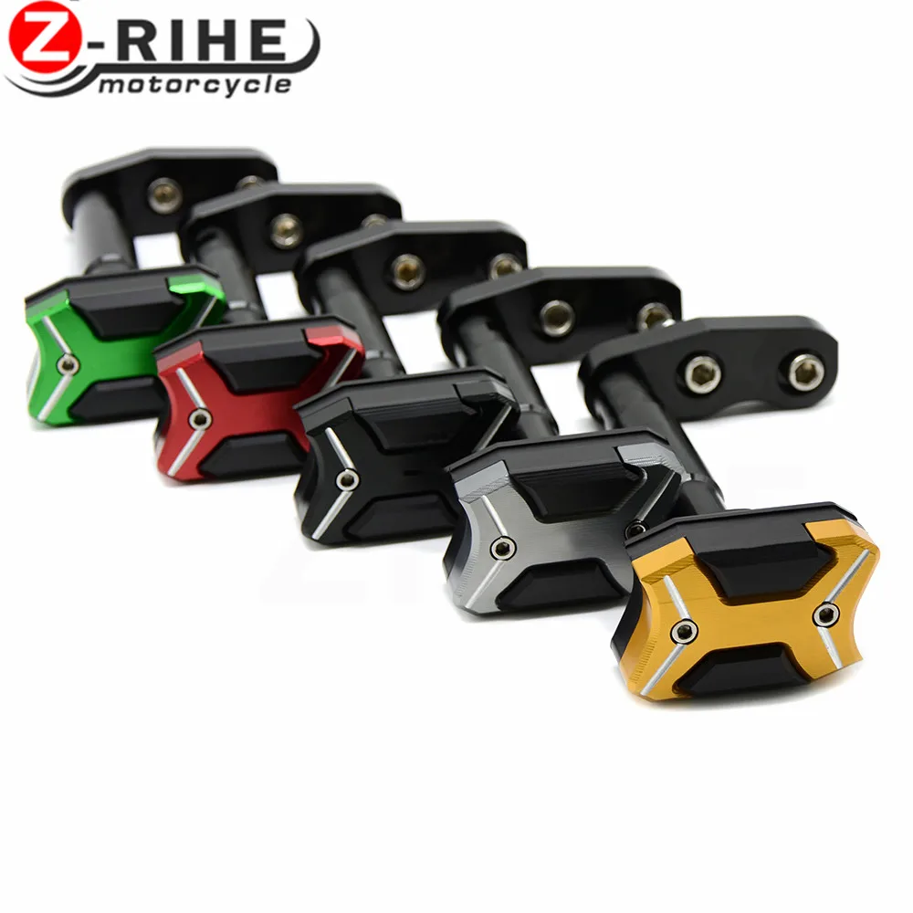 WIith LOGO Motorcycle Frame Crash Pads Engine Case Sliders Falling Protector free shipping For KAWASAKI Z300 2013 2014 2015 2016