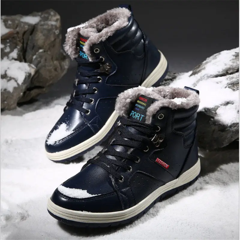 

Winter Cotton Shoes Warm Plus Velvet Large Size Sports Shoes Men's Shoes Outdoor Running Shoes Thick Bottom Wear Sneakers 39-48