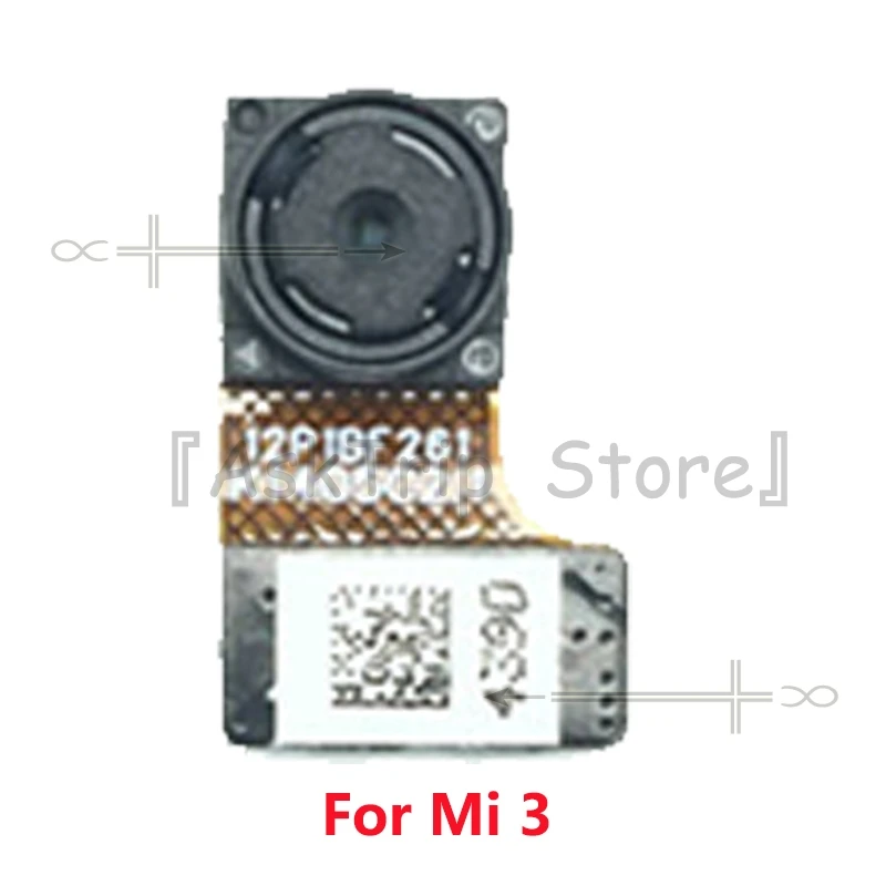 Тестирование оригинальные для Xiaomi Mi Note 3 4 4c 5 5S 6 Max 2 Global перед запасная часть фронтальной маленькой Камера Модуль гибкий кабель, запчасти для ремонта - Цвет: For Xiaomi Mi 3