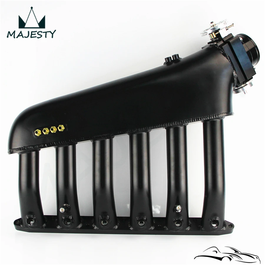 

Fits For BMW E36 E46 M50 M52 325i 328i 323i M3 Z3 E39 528i Intake Manifold Black +80mm Throttle body