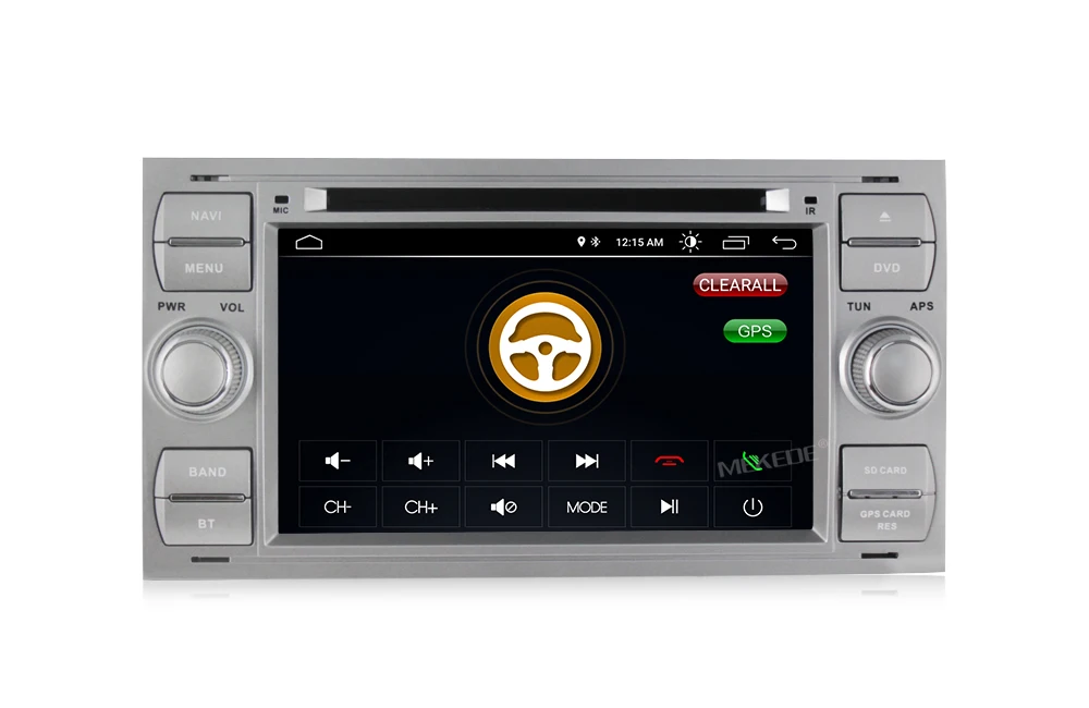 Cheap MEKEDE Pure Android 8.1 Car DVD GPS Navi Player Stereo Radio Audio For Ford Focus 2 Mondeo S C Max Fiesta Galaxy Connect With 24