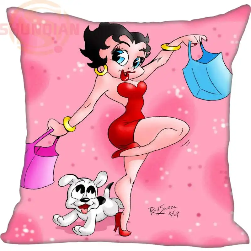 Новинка Betty Boop декоративная Свадебные наволочки индивидуальный подарок для наволочки 35X35 см, 40X40 см(с одной стороны - Цвет: 23