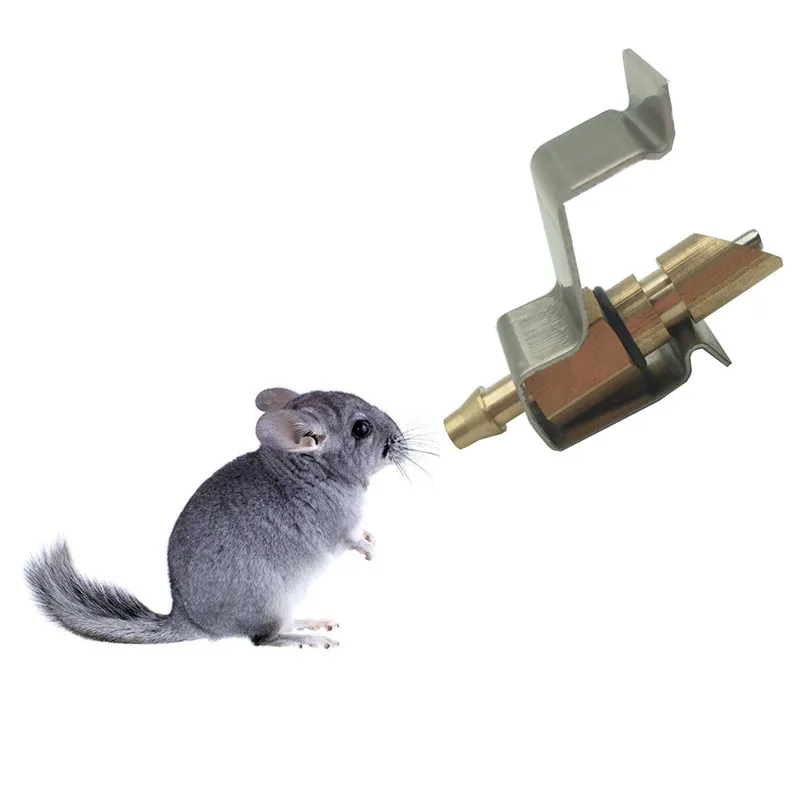 

A238 Automatic Nipple Water Feeder Waterer 5pcs Poultry Drinker For Rabbit Bunny Rodent Chinchilla Mouse Rat